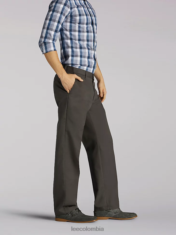 Lee hombres pantalones cónicos de corte relajado Total Freedom carbón ropa Z6H6F781 - Image 3