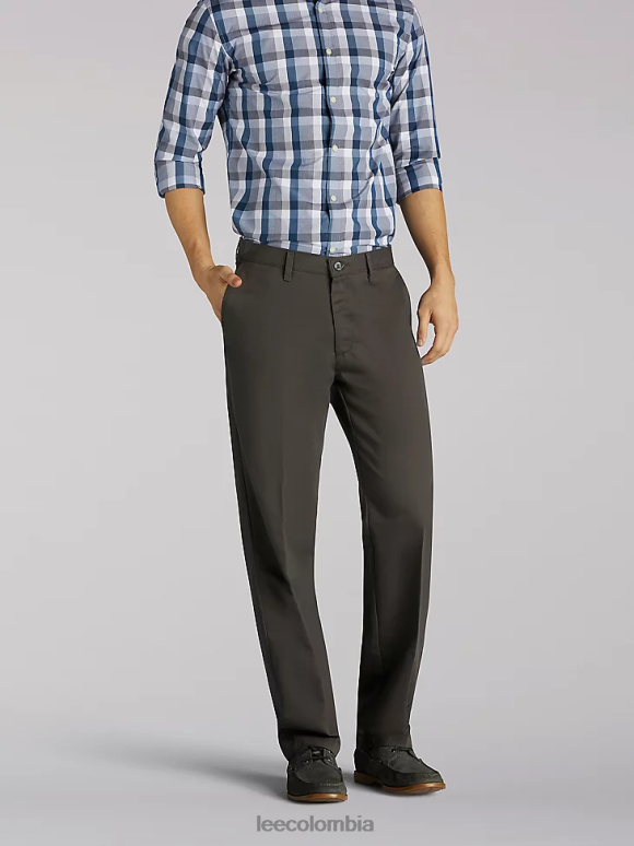 Lee hombres pantalones cónicos de corte relajado Total Freedom carbón ropa Z6H6F781 - Image 1