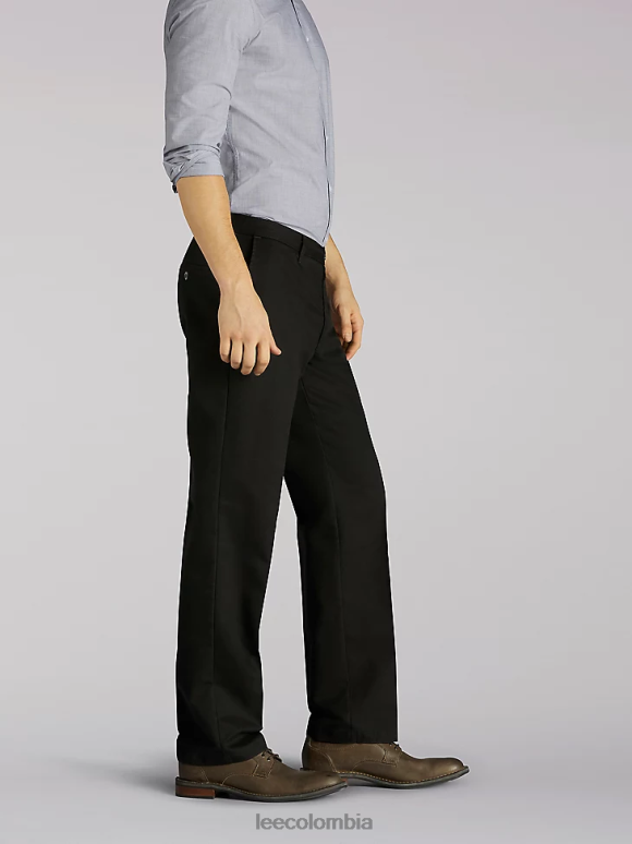 Lee hombres pantalones cónicos de corte relajado Total Freedom sarga negra ropa Z6H6F786 - Image 3