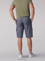 Lee hombres pantalones cortos cargo de alto rendimiento (grandes y altos) cuadros grises jaspeados ropa Z6H6F1000 - Image 2