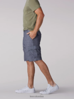 Lee hombres pantalones cortos cargo de alto rendimiento (grandes y altos) cuadros grises jaspeados ropa Z6H6F1000 - Image 3