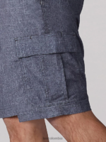 Lee hombres pantalones cortos cargo de alto rendimiento (grandes y altos) cuadros grises jaspeados ropa Z6H6F1000 - Image 4