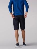 Lee hombres pantalones cortos con movimiento extremo negro ropa Z6H6F1094 - Image 2