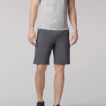 Lee hombres pantalones cortos de carga con flujo de aire brezo gris ropa Z6H6F1031