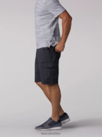 Lee hombres pantalones cortos de cruce de movimiento extremo antracita ropa Z6H6F1013 - Image 3