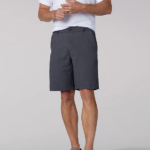 Lee hombres pantalones cortos de flujo de aire brezo gris ropa Z6H6F1100