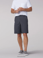 Lee hombres pantalones cortos de flujo de aire brezo gris ropa Z6H6F1100