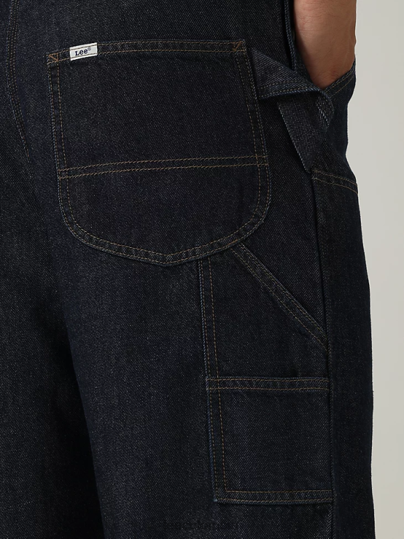 Lee hombres Peto de carpintero Heritage de ajuste relajado enjuague oscuro ropa Z6H6F1149 - Image 8