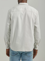 Lee hombres ropa de trabajo sobrecamisa lisa gris brumoso ropa Z6H6F923 - Image 2