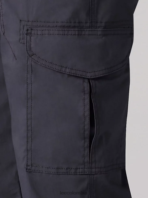 Lee hombres shorts cargo con cinturón Sur antracita ropa Z6H6F1020 - Image 3