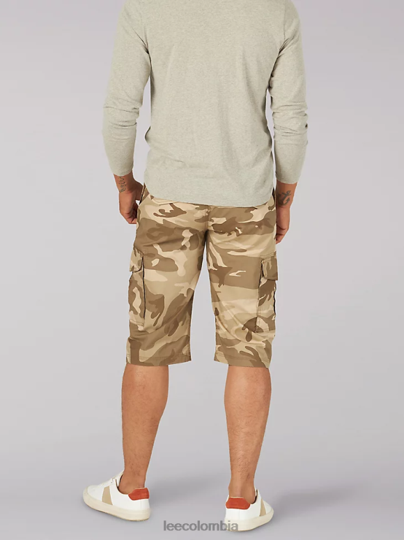 Lee hombres shorts cargo con cinturón sur camuflaje de león de montaña ropa Z6H6F1021 - Image 2