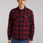 Lee hombres sobrecamisa de lana a cuadros 101 salsa ropa Z6H6F927