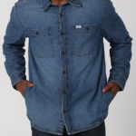 Lee hombres sobrecamisa vaquera para trabajo mezclilla de pata ropa Z6H6F936
