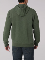 Lee hombres sudadera con logo y placa de charol brezo de la selva negra ropa Z6H6F953 - Image 2