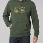 Lee hombres sudadera con logo y placa de charol brezo de la selva negra ropa Z6H6F953