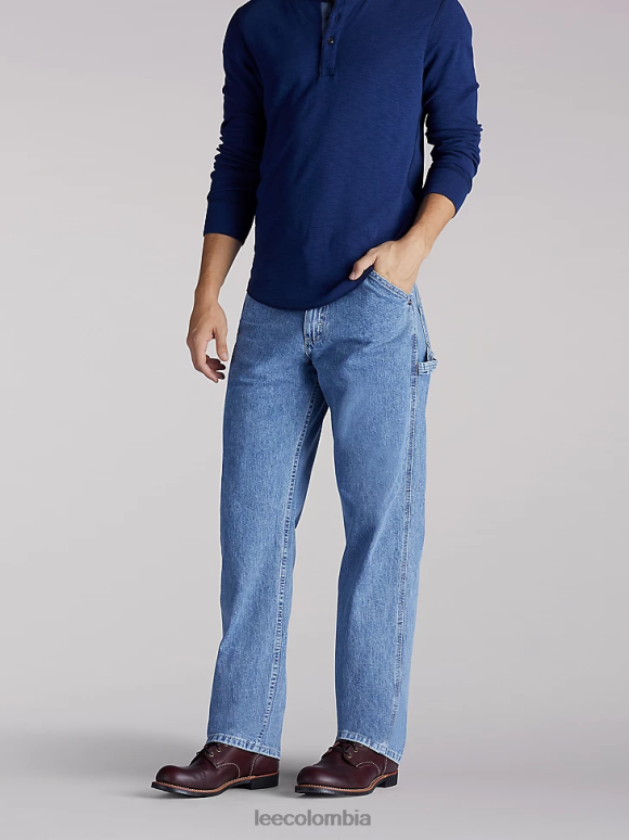 lee_hombres_vaquero_de_carpintero_piedra_retra_ropa_z6h6f534.png Lee hombres vaquero de carpintero piedra retra ropa Z6H6F534 - Image 1