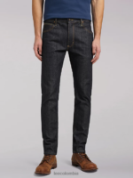 Lee hombres Vaqueros ajustados 101 Rider índigo seco ropa Z6H6F618 - Image 4
