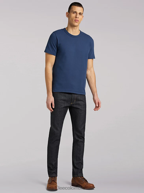 lee_hombres_vaqueros_ajustados_101_rider_indigo_seco_ropa_z6h6f618.png Lee hombres Vaqueros ajustados 101 Rider índigo seco ropa Z6H6F618 - Image 1