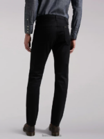 Lee hombres Vaqueros ajustados 101 Rider negro seco ropa Z6H6F619 - Image 2