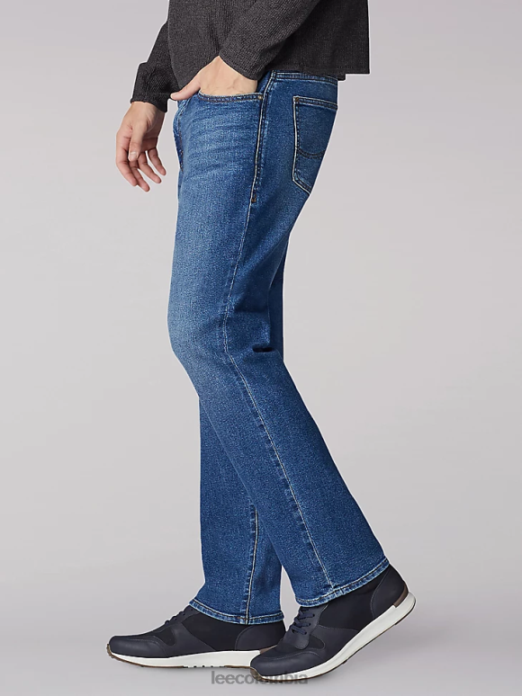 Lee hombres Vaqueros con pernera cónica y corte recto Extreme Motion general ropa Z6H6F519 - Image 3