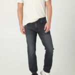 Lee hombres Vaqueros con pernera cónica y corte recto Extreme Motion negro lavado ropa Z6H6F530
