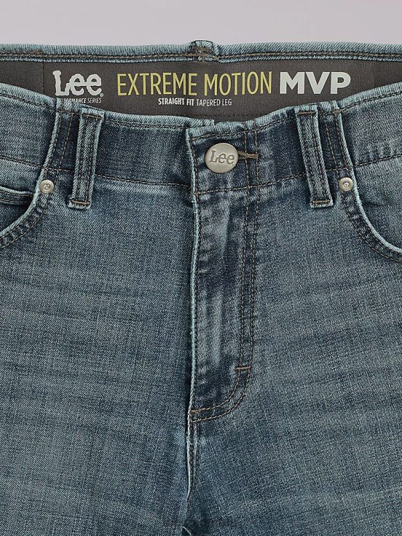 Lee hombres vaqueros cónicos de corte recto mvp de movimiento extremo Brady ropa Z6H6F607 - Image 6