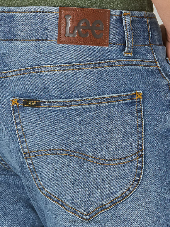 Lee hombres vaqueros de ajuste atlético mvp de movimiento extremo Pacífico ropa Z6H6F586 - Image 6