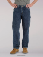 Lee hombres Vaqueros de carpintero de ajuste cómodo (grandes y altos) piedra original ropa Z6H6F589