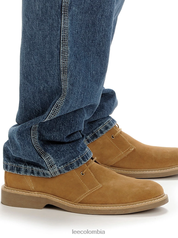 Lee hombres Vaqueros de carpintero de ajuste cómodo (grandes y altos) piedra original ropa Z6H6F589 - Image 3