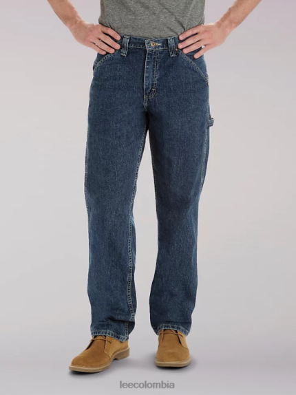 Lee hombres Vaqueros de carpintero de ajuste cómodo (grandes y altos) piedra original ropa Z6H6F589
