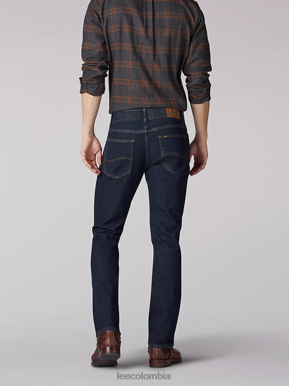 Lee hombres Vaqueros de pierna cónica con corte recto y movimiento extremo (tallas grandes y altas) noctámbulo ropa Z6H6F515 - Image 2