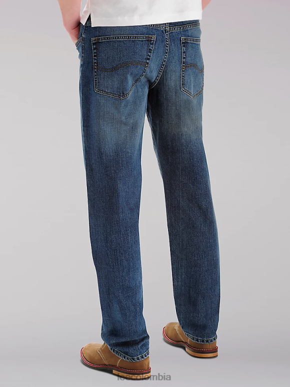 Lee hombres Vaqueros holgados de pierna recta con ajuste personalizado (grandes y altos) vagabundo ropa Z6H6F581 - Image 2