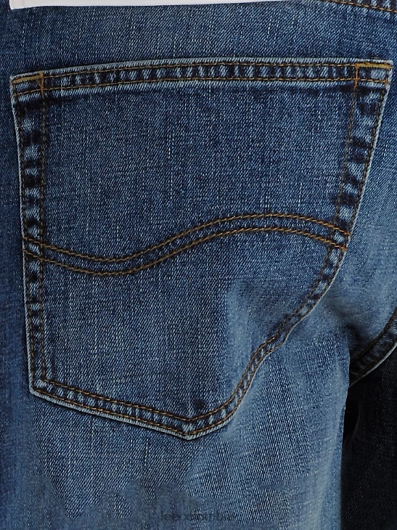 Lee hombres Vaqueros holgados de pierna recta con ajuste personalizado (grandes y altos) vagabundo ropa Z6H6F581 - Image 3