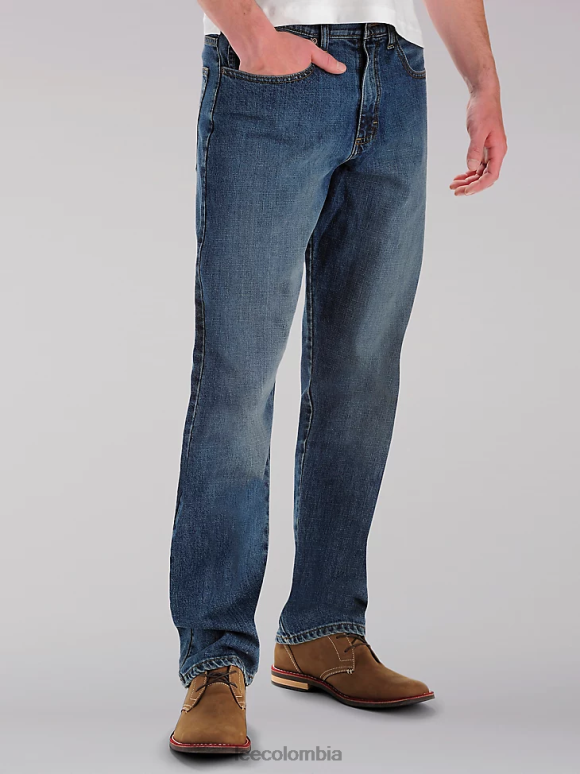 Lee hombres Vaqueros holgados de pierna recta con ajuste personalizado (grandes y altos) vagabundo ropa Z6H6F581 - Image 1