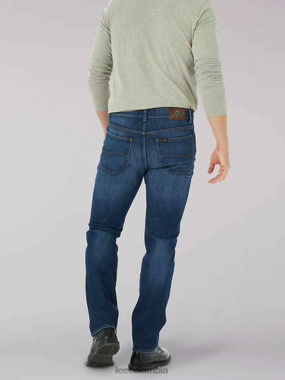 Lee hombres Vaqueros rectos ajustados elásticos en 4 direcciones Extreme Motion dolor real ropa Z6H6F632 - Image 2