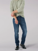 Lee hombres Vaqueros rectos ajustados elásticos en 4 direcciones Extreme Motion dolor real ropa Z6H6F632
