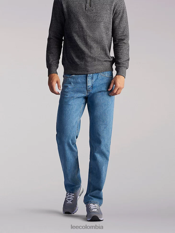 lee_hombres_vaqueros_rectos_de_corte_regular_100_algodon_piedra_ligera_ropa_z6h6f489.png Lee hombres Vaqueros rectos de corte regular 100% algodón piedra ligera ropa Z6H6F489 - Image 1