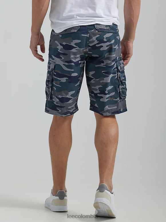 Lee hombres Wyoming cargo short (grande y alto) camuflaje negro ropa Z6H6F1047 - Image 2