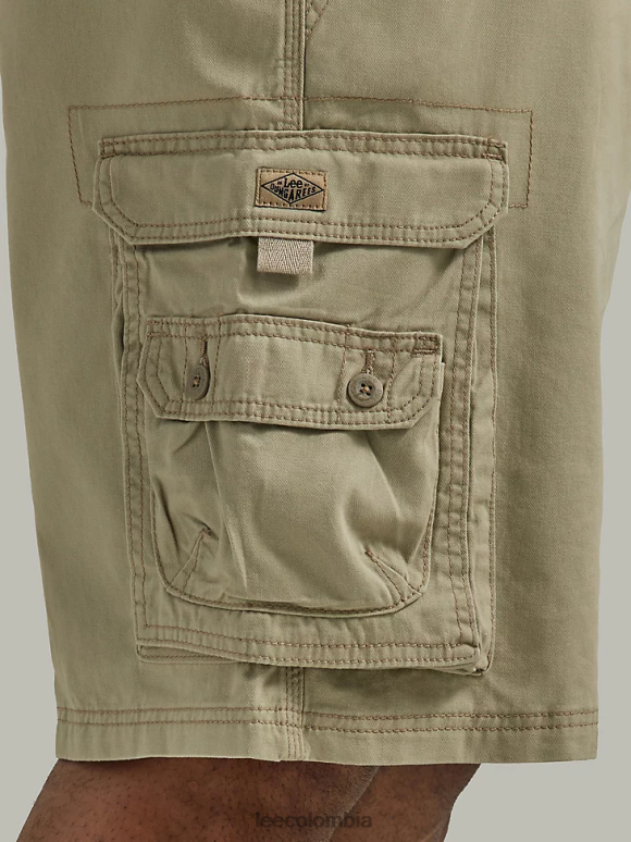 Lee hombres Wyoming cargo short (grande y alto) caqui ropa Z6H6F1045 - Image 4