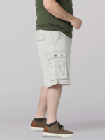 Lee hombres Wyoming cargo short (grande y alto) gris cadete ropa Z6H6F1049 - Image 3