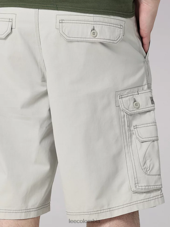 Lee hombres Wyoming cargo short (grande y alto) gris cadete ropa Z6H6F1049 - Image 5