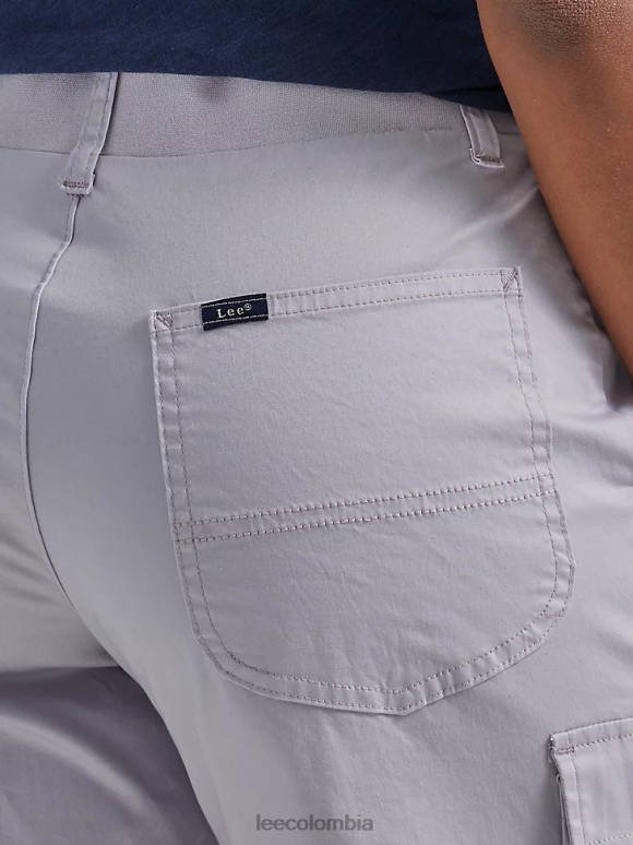 Lee mujer bermudas cargo relajadas ultra lux con flex-to-go (petite) niebla profunda ropa Z6H6F262 - Image 4