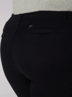 Lee mujer bermudas chinas de corte regular negro ropa Z6H6F320 - Image 5