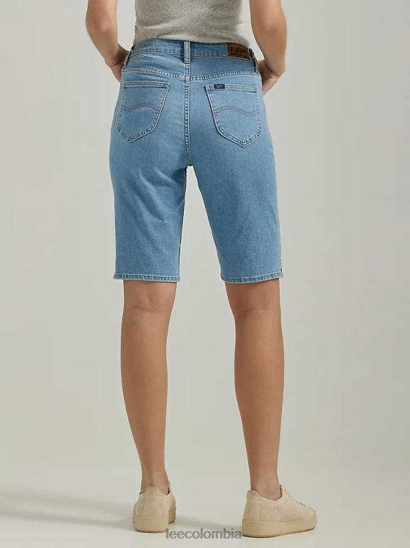 Lee mujer bermudas de mezclilla legendarias solo en la luz ropa Z6H6F313 - Image 2