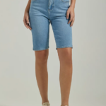Lee mujer bermudas de mezclilla legendarias solo en la luz ropa Z6H6F313