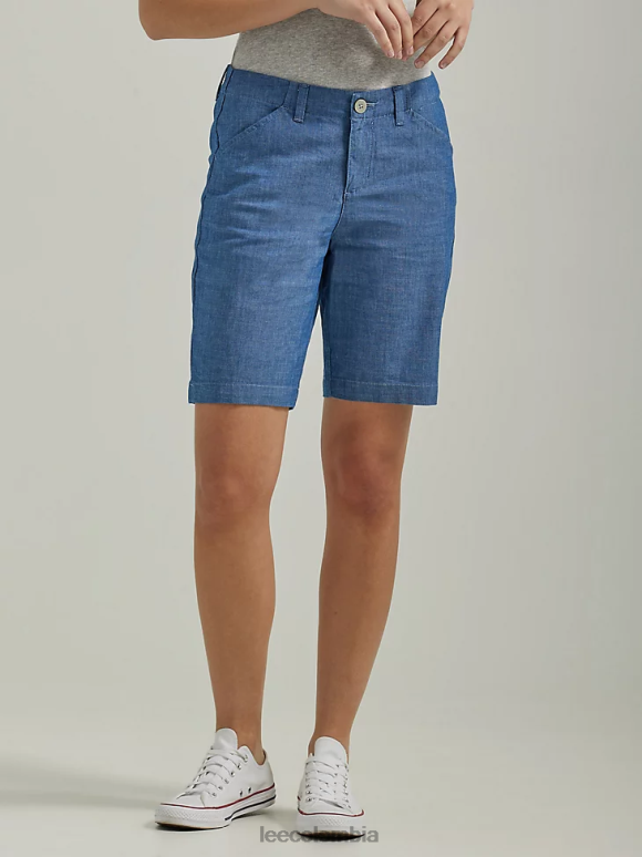 lee_mujer_bermudas_legendarias_de_ajuste_regular_cambray_ropa_z6h6f310.png Lee mujer bermudas legendarias de ajuste regular cambray ropa Z6H6F310 - Image 1