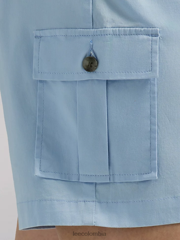 Lee mujer bermudas tipo cargo relajadas ultra lujosas y flexibles para llevar (más) cielo azul ropa Z6H6F267 - Image 4