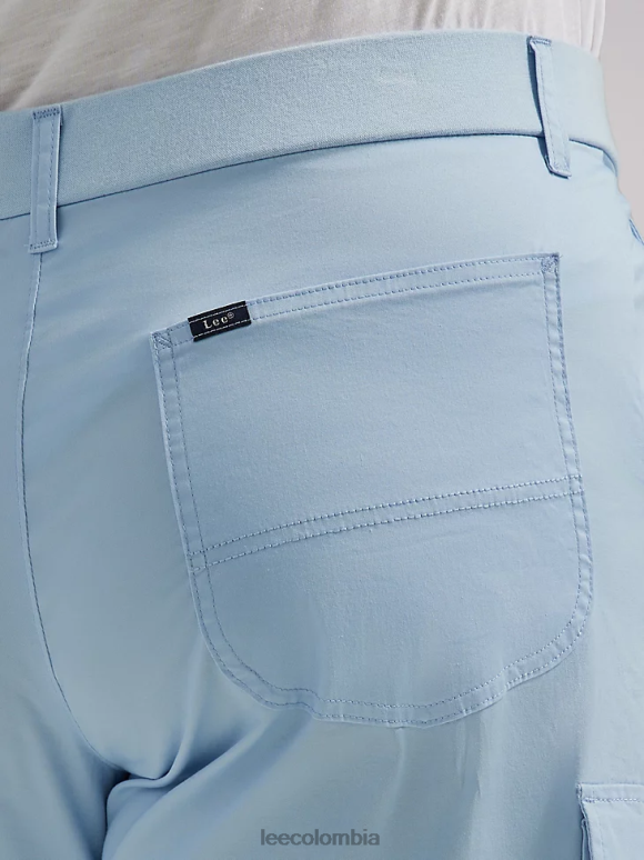 Lee mujer bermudas tipo cargo relajadas ultra lujosas y flexibles para llevar (más) cielo azul ropa Z6H6F267 - Image 5