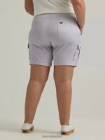 Lee mujer bermudas tipo cargo relajadas ultra lujosas y flexibles para llevar (más) niebla profunda ropa Z6H6F268 - Image 2