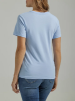 Lee mujer camiseta con estampado de tigre shasta brezo azul ropa Z6H6F340 - Image 2